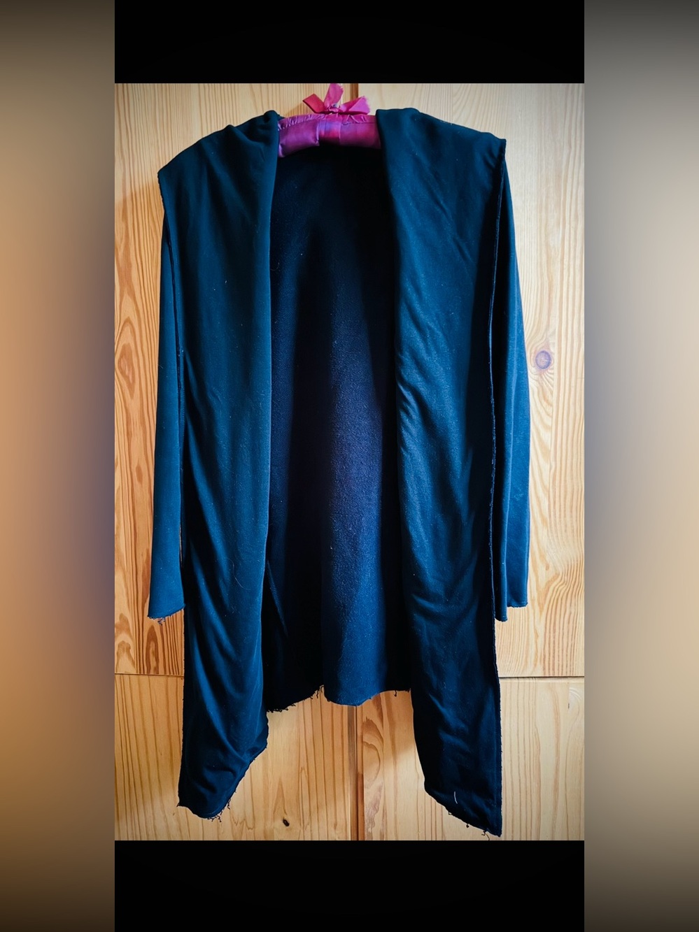 Athleta Long Black Cardigan / Medium